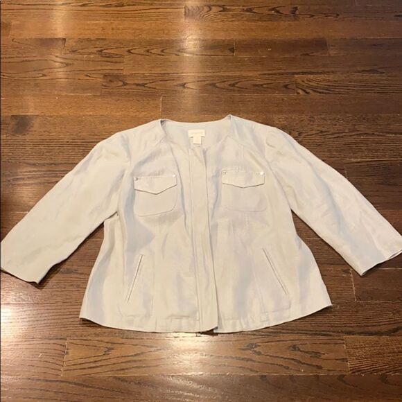 Chico’s Linen jacket - Picture 2 of 7